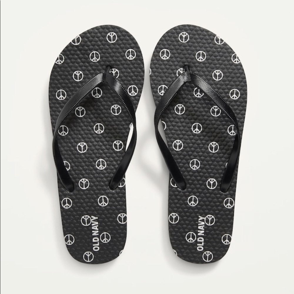 3/$15 NEW OLD NAVY Flip Flop Peace Sandals Kids